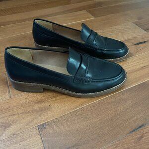 Madewell Black Penny Loafer 7.5